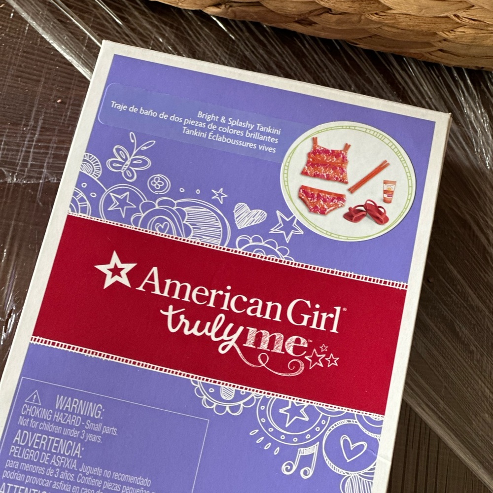 American Girl Doll BRIGHT AND SPLASHY TANKINI - NEW IN BOX.